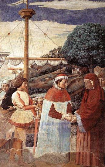 GOZZOLI, Benozzo Disembarkation at Ostia